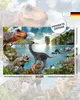 Dinosaurier Schreibtisch unterlage für Kinder 60x40cm Produktbild-Vorschau 2