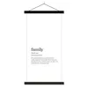 MuchoWow® Textilposter Zitate - sprichwörter - familie - Produktbild-Vorschau 1