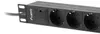 Lanberg PDU Steckdosenleiste 25,40cm (10") 1U 3x Schuko C14 Produktbild-Vorschau 4