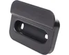 A black plastic wall mount bracket shown from a diagonal angle against a white background. Produktbild-Vorschau