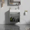 A modern bathroom vanity with a sink and cabinet. Podgląd zdjęcia produktu