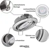 6er Set Oktaplex Einbaustrahler schwenkbar 3-Step dimmbar Produktbild-Vorschau 2