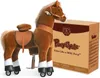 PonyCycle Reitpferd Authentisches Pferd Kinderfahrrad Produktbild-Vorschau 8