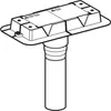Geberit Rohbauset CleanLine Ø 50 mm für Deckendurchführung Produktbild-Vorschau 3