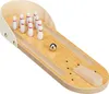 Relaxdays Tischbowling, Mini Bowlingbahn, Set mit 10 Pins, Produktbild-Vorschau 1