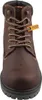A close-up, front-facing view of a brown leather boot. Produktbild-Vorschau