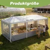 LZQ 3x9m Garten Partyzelt Pavillon Gartenzelt Festzelt Produktbild-Vorschau 2