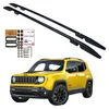 Dachreling JEEP RENEGADE SUV 2014- Schwarzes Aluminium Produktbild-Vorschau 1