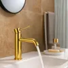Balneo Wasserhahn Waschtischarmatur glänzend gold Edelstahl Produktbild-Vorschau 6
