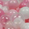 Spielbälle ø7cm 200Stk weiß, transparent, hellrosa, Produktbild-Vorschau 2