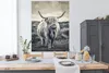 MuchoWow® Poster Schottischer Hochländer - Tiere - Wolken - Produktbild-Vorschau 3