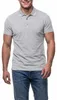 Mivaro Herren Poloshirt 5er Pack Grau meliert- Polo-Kragen Produktbild-Vorschau 2
