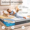 Materassi 140x200 cm, altezza 22 cm, con topper integrato. Anteprima dell’immagine prodotto 9