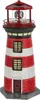 CEPEWA - LED Solar Leuchtturm Leuchtfeuer Turm 38cm Höhe Produktbild-Vorschau 6