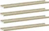 vidaXL Wandregale 4 Stk. Weiß und Sonoma-Eiche 80x9x3 cm Produktbild-Vorschau 1