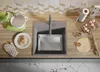PRIMAGRAN Spülbecken Grau 48x50cm, Granitspüle 1 Becken + Produktbild-Vorschau 7