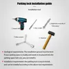 180° parkovací zábrana Automatická zábrana s alarmem + 2* Náhled obrázku produktu 7