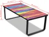 vidaXL Couchtisch mit Glasplatte Regenbogen-Aufdruck Produktbild-Vorschau 6