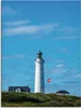ARTland Leinwandbild Leuchtturm Hirtshals Fyr in Dänemark Produktbild-Vorschau 1