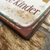 Blechschild - Heim für schwer erziehbare Kinder - Vintage Produktbild-Vorschau 3