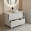 RODAN | Mobile Sotto Lavabo - Bianco - 100 cm - Con piano Anteprima dell’immagine prodotto 3