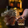 300 ml Whiskyflasche Dekanter Wolfskopfform Weinflasche aus Produktbild-Vorschau 3