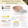 10-teiliges Gärkörbchen Brot Set 23 cm, Komplettset Produktbild-Vorschau 6