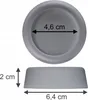 A top and side view of a washing machine anti-vibration pad with dimensions indicated. Náhľad obrázku produktu