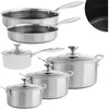 Topfset 10-teilig  Induktion  Edelstahl  PFAS-frei  Produktbild-Vorschau 1
