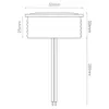 LED Modul 230V 3W warmweiß Ø 50mm 25mm tief 240lm nicht Produktbild-Vorschau 5