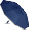 A dark blue automatic folding umbrella is shown against a white background. Náhled obrázku produktu