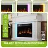 Elektrokamin 2000W, bis 30 m², 3D Flammeneffekt, mit Timer, Produktbild-Vorschau 4