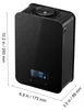 A black air freshener diffuser with dimensions shown. Produktbild-Vorschau