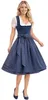 dressforfun® Midi-Dirndl, tailliertes Samt-Mieder, Produktbild-Vorschau 1