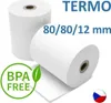 Rotolo per registratori di cassa TERMO 80/80/12 mm (80 m), Anteprima dell’immagine prodotto 1
