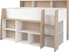 Parisot Lucas Hochbett 90x200 – Weiß/Eiche Nachbildung Produktbild-Vorschau 18