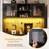 Hoge kast, zwart, met acrylfront, LED-lichtstrip, Productafbeelding-voorbeeld 9