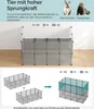 SONGMICS 2er set Kleintierkäfig, Freigehege mit Produktbild-Vorschau 4