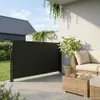 vidaXL Bočná výsuvná markíza čierna 100x300 cm Náhľad obrázku produktu 3