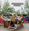Balkonbanner verschiedenste Monster Zeichnungen Balkon Produktbild-Vorschau 2