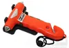 An orange car safety hammer with a black base and a black lanyard. Produktbild-Vorschau