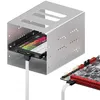deleyCON 60 cm SATA 3 Kabel Nylon 6 Gbit/s Datenkabel SATA Produktbild-Vorschau 5