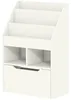 HOMCOM Kinderboekenrek met lade, 3 legplanken, 2 open Productafbeelding-voorbeeld 1