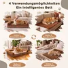 GTPLAYER Hondenbed – 75x50x15 cm, met eierschalenfoam voor Productafbeelding-voorbeeld 9