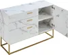 Credenza 'Lavangen' con un'anta e 3 cassetti 75 x 100 x 35 Anteprima dell’immagine prodotto 6