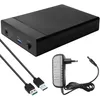 Externes Festplattengehäuse 2.5& 3,5 Zoll USB 3.0 SATA HDD Produktbild-Vorschau 1