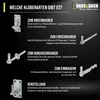 HAUS&DACH Ladenband Set 500 mm, Kloben Ø10 mm eng zum Produktbild-Vorschau 5