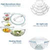 Luvan 5-teiliges Glasschüssel Set mit Deckeln, Produktbild-Vorschau 3