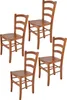 t m c s Tommychairs - Set di 4 sedie VENICE per cucina e Anteprima dell’immagine prodotto 1