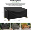 Tuinbankbeschermhoes, 600D Oxford, waterdicht, Productafbeelding-voorbeeld 3